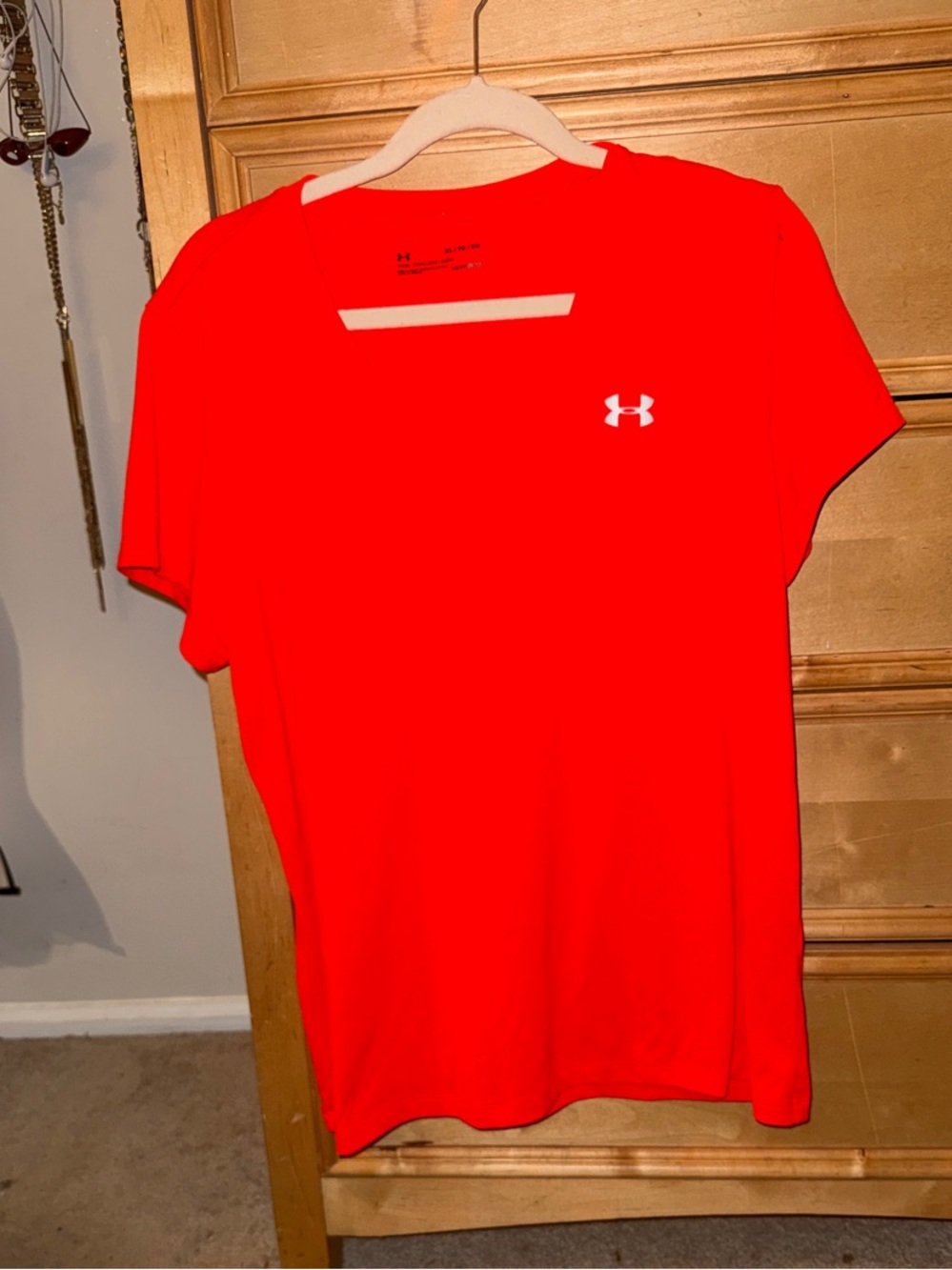 Under Armour Women’s Bright fluorescent orange Short Sleeve Performance Tee